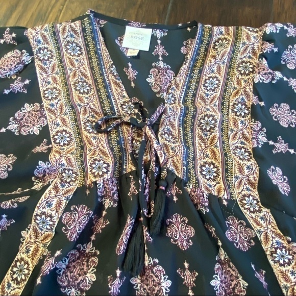 KNOX ROSE Boho Tassel Top, Festival Hippy - Picture 4 of 9